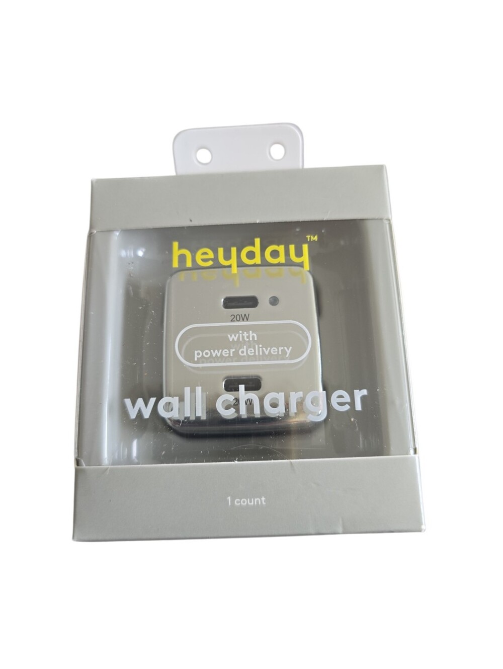 Heyday 20W USB-C Wall Charger with Power Delivery White NWT